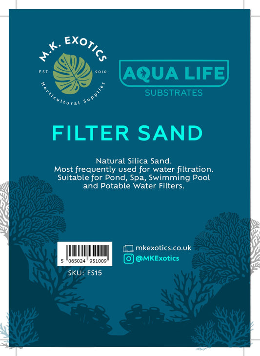 AquaLife Filter Sand 4Kg Aquatic Invertebrate Reptile Substrate