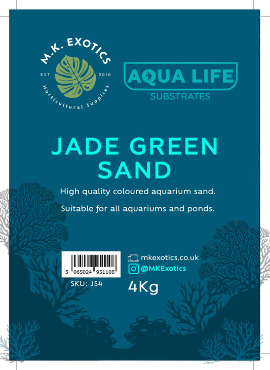 AquaLife Jade Green Sand 4Kg Aquatic Invertebrate Reptile Substrate