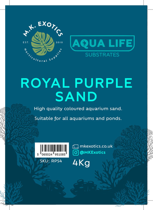 AquaLife Royal Purple Sand 4Kg Aquatic Invertebrate Reptile Substrate