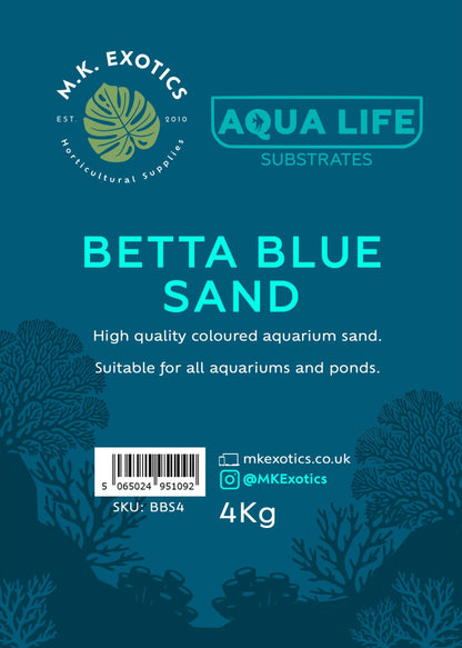 AquaLife Betta Blue Sand 4Kg Aquatic Invertebrate Reptile Substrate