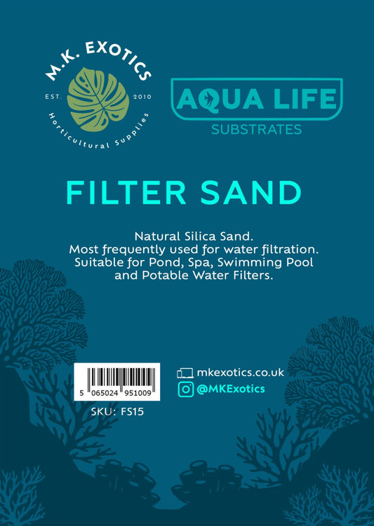 AquaLife Filter Sand 4Kg Aquatic Invertebrate Reptile Substrate