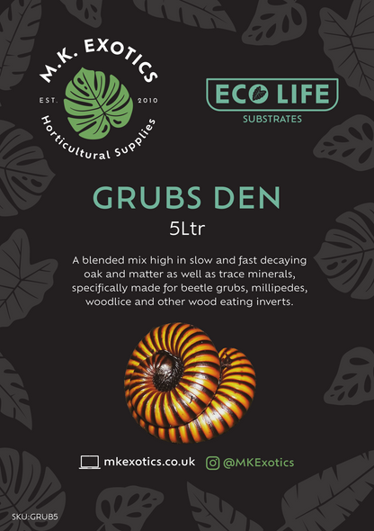 Eco Life Grubs Den 5Ltr Invertebrate Substrate