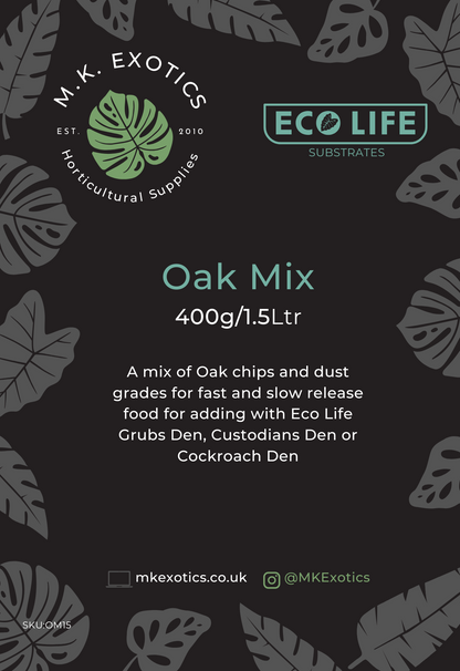 Eco Life Oak Mix 500g Invertebrate Substrate