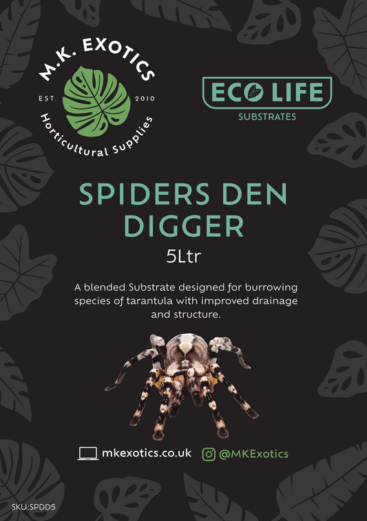 Eco Life Spiders Den Digger 5Ltr Invertebrate Substrate