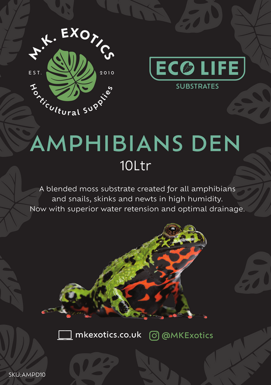 Eco Life Amphibians Den 10Ltr Reptile Substrate