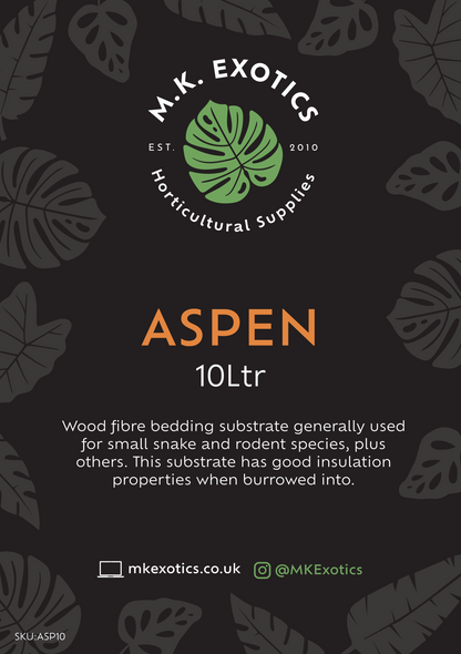 Aspen Bedding 10Ltr Reptile Substrate