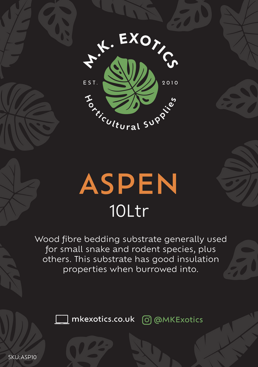 Aspen Bedding 10Ltr Reptile Substrate