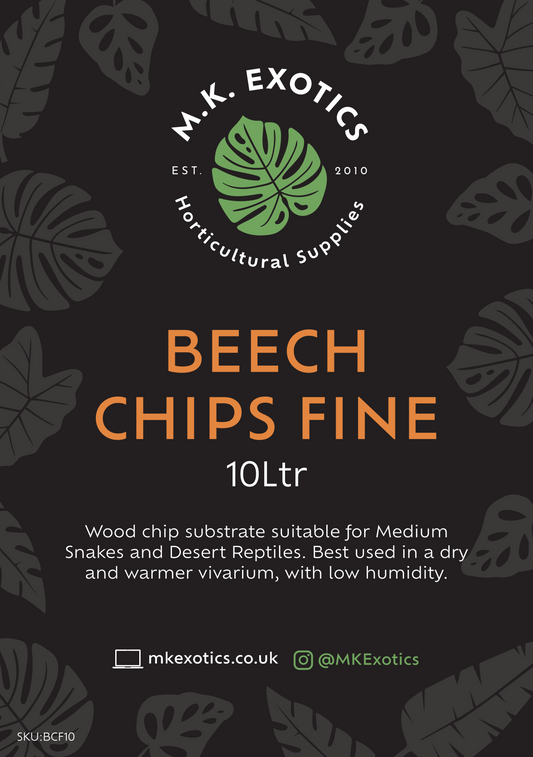 Beech Chip Fine 10Ltr Reptile Substrate