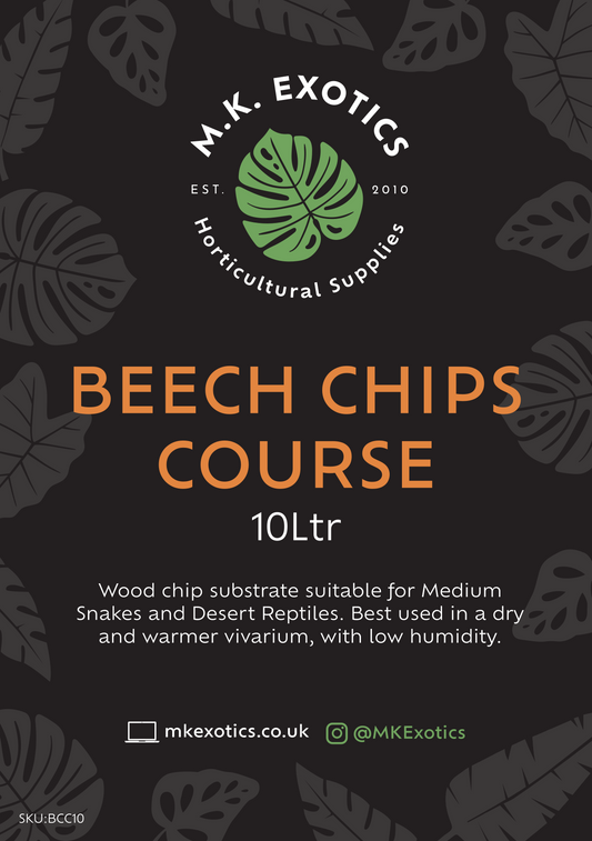 Beech Chip Course 10Ltr Reptile Substrate
