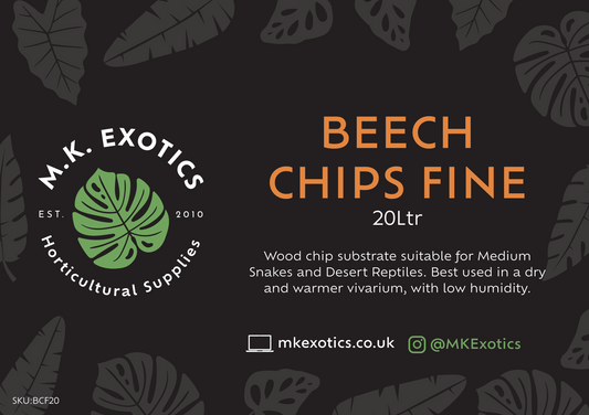 Beech Chip Fine 20Ltr Reptile Substrate