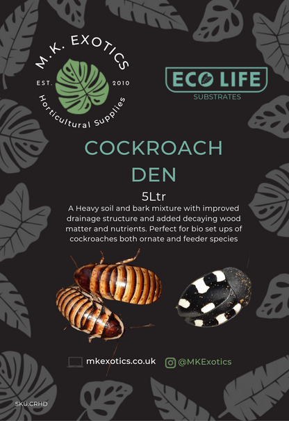 Eco Life Cockroach Den 5Ltr Invertebrate Substrate