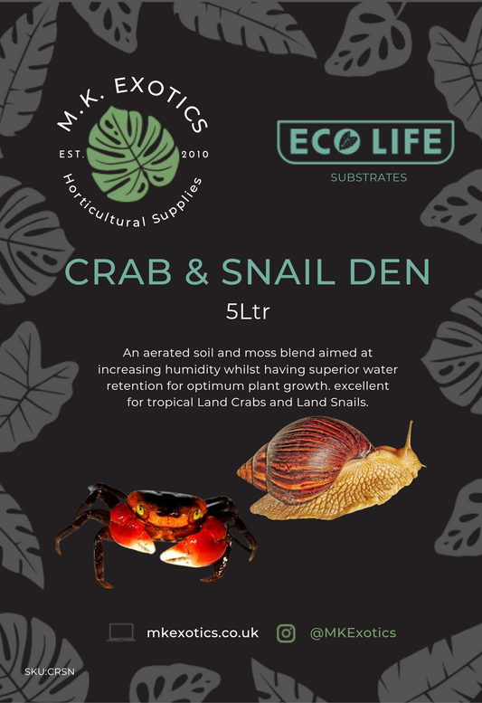 Eco Life Crab And Snail Den 5Ltr Invertebrate Substrate