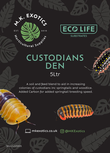 Eco Life Custodians Den 5Ltr Invertebrate Substrate