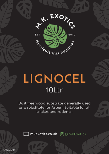 Lignocel Bedding 10Ltr Reptile Substrate