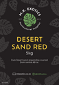 Desert Sand Red 5Kg Invertebrate and Reptile Substrate